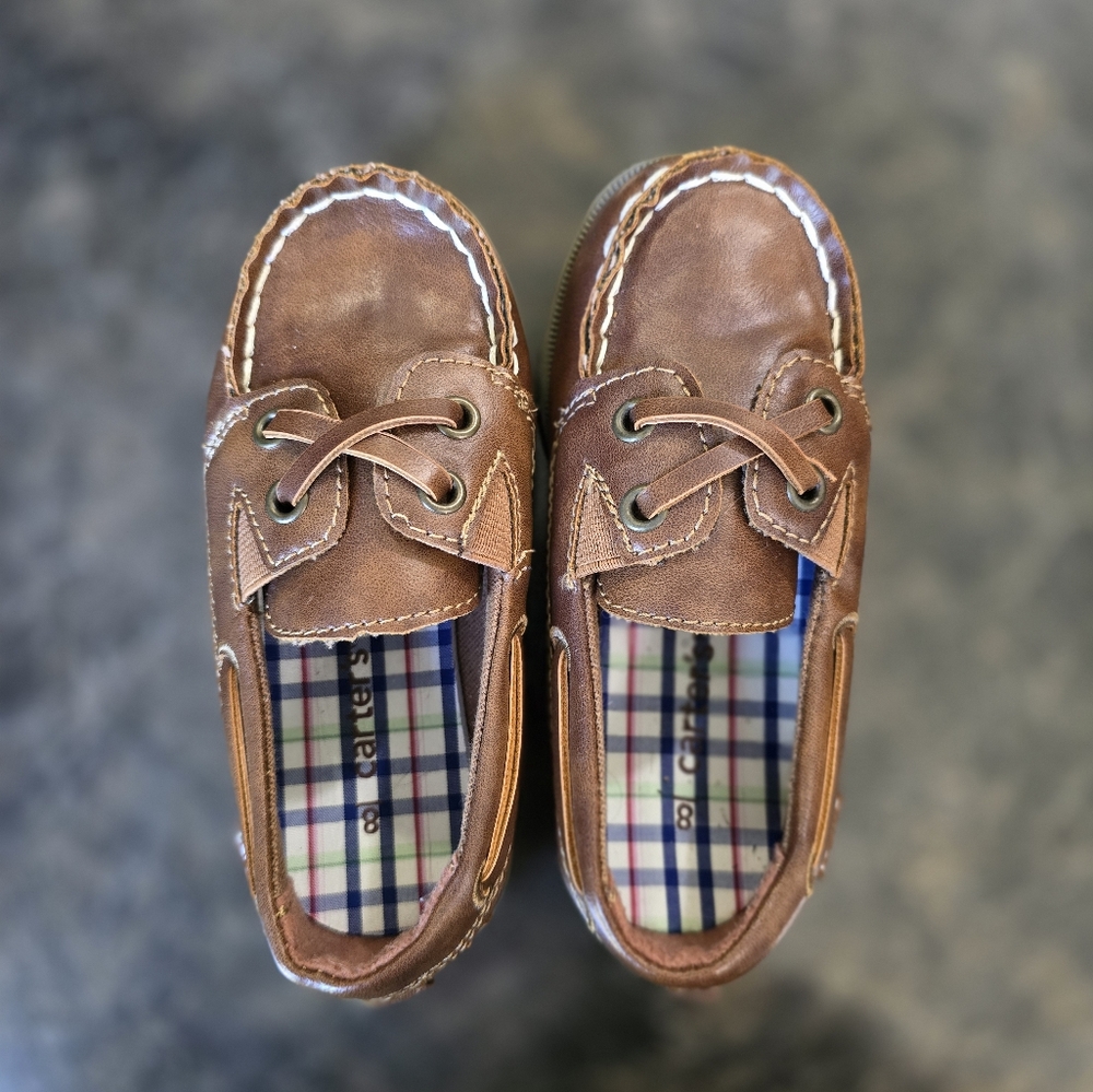 Carter's Toddler Boy brown Mocassins size 8